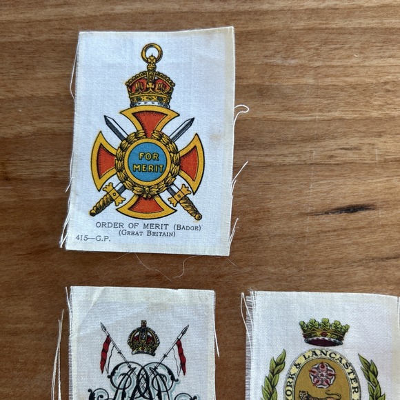 Lot Of 13 Vintage British‎ Royal Army Cigarette Silks  1910 - Picture 2 of 7